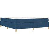  Krevet s opruga kutije Plava i bijela 180 x 200 cm tkanina | shoptok.hr