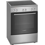 Bosch električni štednjak Serie 4|, A+, 66L, INOX, TR u