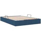  Otomanski krevet s pohranom Plava 140 x 200 cm tkanina | shoptok.hr