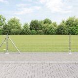 vidaXL stojala za ograje z osnovnimi ploščami 52 kosov Ø32mm 50cm galvanizirano jeklo Cene