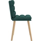  Jedilni stoli 4 kosi temno zelene tkanine, (21822429) | Shoptok.si