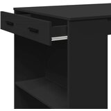 vidaXL Barski stol crni 102x70x103,5 cm od konstruiranog drva | shoptok.hr