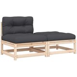  Vrtna sofa bez naslona za ruke s jastucima i tabureom | Eponuda.com