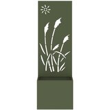  Privatnost u vrtu Rezbarija Maslinovo zelena 50 x 32 x 150 cm | shoptok.hr