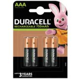 Duracell 750mAh AAA R3 MN2400, PAK4 CK,punjive NiMH baterije (rechargeable Duralock StayCharged 3g) | ePonuda.com