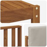  Set vanjskih sofa 7 kom. Prirodna i svijetlo siva | shoptok.hr