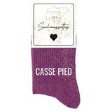 Les Sachoussettes Nogavice Casse pied Vijolična Cene