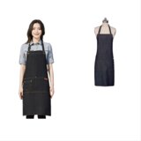 INF Denim predpasnik Barista za kozmetični salon in kavarno Black, (22103426) | Shoptok.si