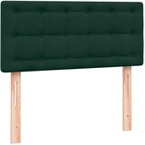 Box Spring krevet s madracem tamnozeleni 80x220 cm baršun | shoptok.hr