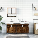  3-dijelni set kupaonskog namještaja boja hrasta drveni | shoptok.hr