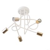  plafonski luster oxford 5xE27/15W/230V mesing/bela | Eponuda.com