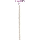  Radno uže bijeli 3 mm 25 m od polipropilena | shoptok.hr