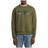 G-star Raw Puloverji RUNNING DOG BACK GR R S Zelena | Shoptok.si