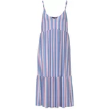 Pieces Ljetna haljina 'AITLYN' plava / svijetloplava / ružičasta / bijela