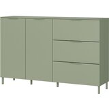 Germania Zelena komoda u mat dekoru 151x98x40 cm Savoca – Cijene