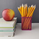 Fabriano Lonček za svinčnike levia kovinski kvadraten roza 110849 | Shoptok.si