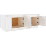 TV ormarić bijeli 110 x 34 x 40 cm od masivne borovine | Eponuda.ba