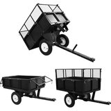 vidaXL prikolica za vrtno kosilnico 300 kg nosilnost | Shoptok.si