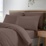 Catherine Lansfield Temno rjava enojna posteljnina 135x200 cm So Soft Non Iron – | Shoptok.si