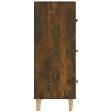  Komoda dimljeni hrast 70x34x90 cm konstruiran les, (20654220) | Shoptok.si