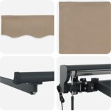  Skrovita tenda Bež 400x300 cm | shoptok.hr