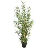 Atmosphera UMJETNO CVIJEĆE U TEGLI BAMBUS 120CM POLIESTER/POLIETILEN ZELENO | shoptok.hr