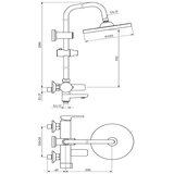 Tuš panel B2 plus | shoptok.hr