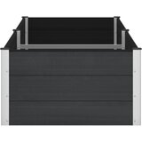  Povišena vrtna gredica Crna 250 x 100 x 54 cm | shoptok.hr