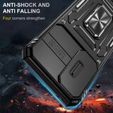 SUNSKY Hybrid Armor ovitek za Samsung A35 / A55, Črn | Shoptok.si