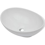  Keramički Umivaonik 40x33 cm Ovalni Bijeli Slike