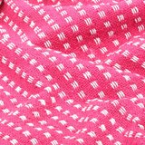 vidaXL Pregrinjalo iz bombaža kvadrati 160x210 cm roza | Shoptok.si