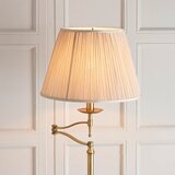 Endon 63621 - Podna lampa STANFORD 1xE27/60W/230V mesing/bež | Eponuda.com