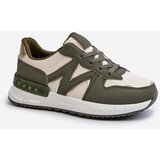 Boto Women's Sneakers Made of Faux Leather Green Caimans | Shoptok.si