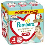 Pampers Premium Care Pants Size 4 hlačne plenice za enkratno uporabo 9-15 kg 114 kos | Shoptok.si