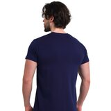 GymBeam Strong Tomorrow T-shirt Navy Blue