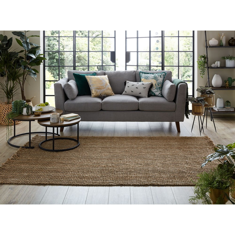 Flair Rugs Juten tepih u prirodnoj boji 240x340 cm Jute Boucle – | shoptok.hr