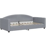 vidaXL Dnevni krevet s madracem svjetlosivi 90 x 190 cm od tkanine | shoptok.hr