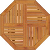  Sklopivi vrtni stol Ø70x75 cm od masivnog bagremovog drva | shoptok.hr