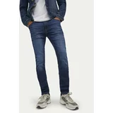 Jack & Jones Jeans hlače Liam 12110056 Mornarsko modra Skinny Fit