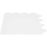  Pločica riblje ljuske 20 pcs Bijela 30 x 30 cm Poliuretan i PET | shoptok.hr