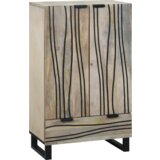 vidaXL Omare in policami za shranjevanje medijev Bela in črna | Shoptok.si