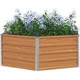  Povišeni vrtni krevet Izgled drva 129 x 129 x 45 cm | Eponuda.ba
