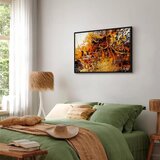  Slika - Kiss Explosion (1 Part) Wide 90x60 U crnom drvenom okviru | shoptok.hr
