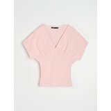 Sinsay Bluza s V izrezom i naborima sprijeda | shoptok.hr