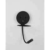 Nova Luce Crna LED zidna lampa aluminijska sa savitljivom konstrukcijom/s USB priključkom Eclip – | shoptok.hr