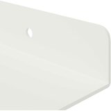  Lebdeća polica Zidne 3 pcs Bijeli 40 x 9 x 2,5 cm Čelik | shoptok.hr
