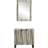 vidaXL Set namještaja za kupaonicu 2 pcs Bijela 62 x 33 x 58 cm | shoptok.hr
