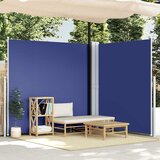  Uvlačiva bočna tenda plava 200 x 600 cm | shoptok.hr