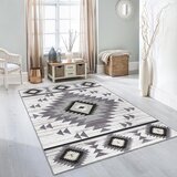 Mila Home svetlo siva pralna preproga 160x230 cm ethnic geo – | Shoptok.si
