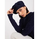 Fashion Hunters Navy blue women's beret with rhinestones Cene'.'